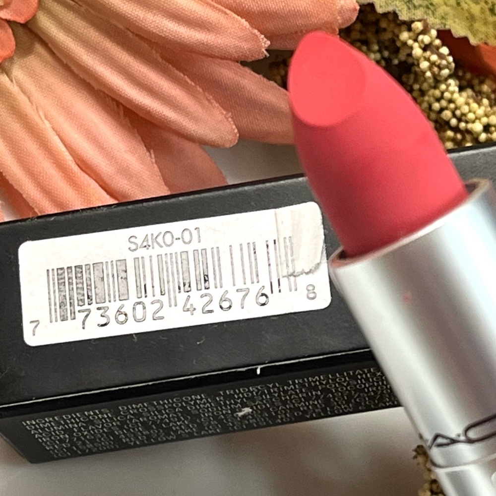 MAC Powder Kiss Lipstick A LITTLE TAMED 301 - Picture 10 of 12